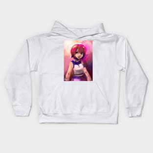 Kairi - Painterly Portrait Kids Hoodie